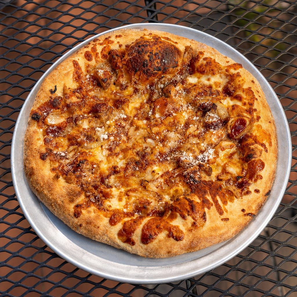 X-LRG BBQ Pizza.