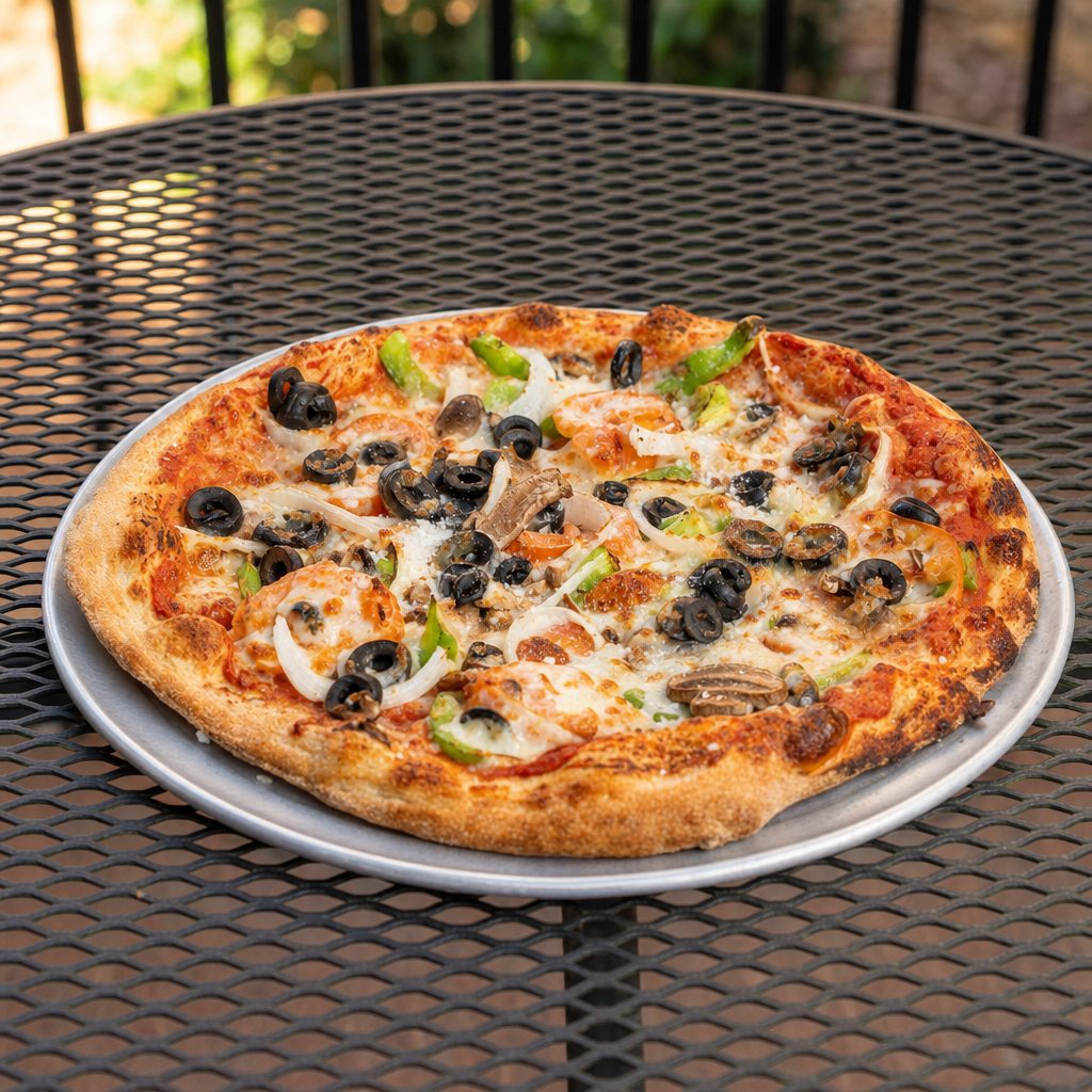 LRG Veggie Pizza.