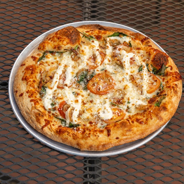 MED White Pizza.