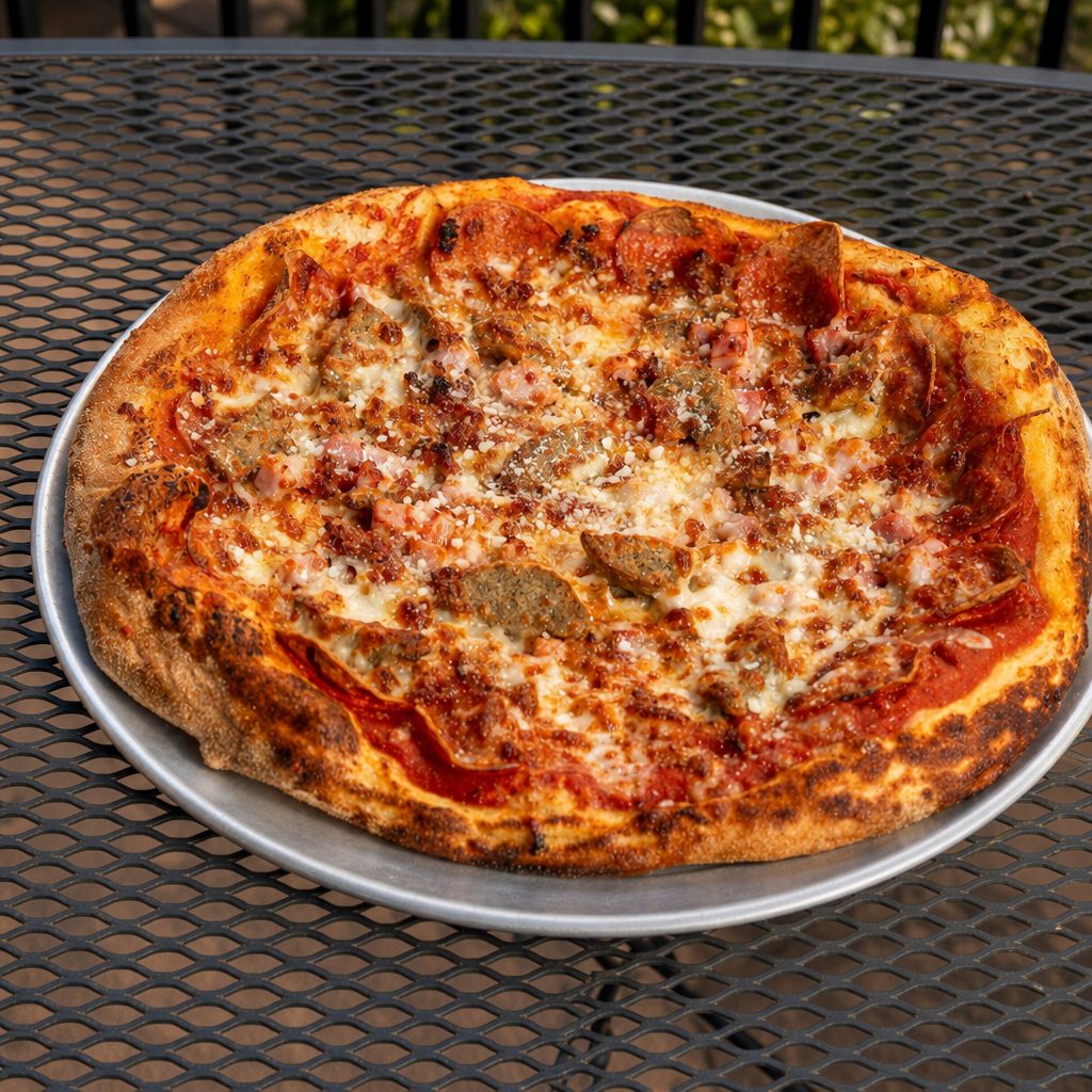 SM Meat Lovers Pizza.