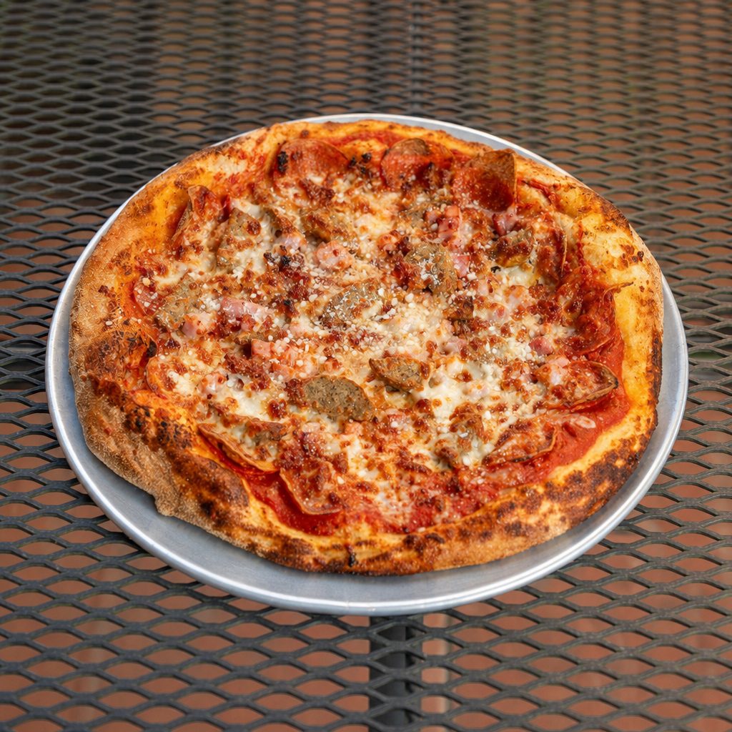 MED Meat Lovers Pizza.