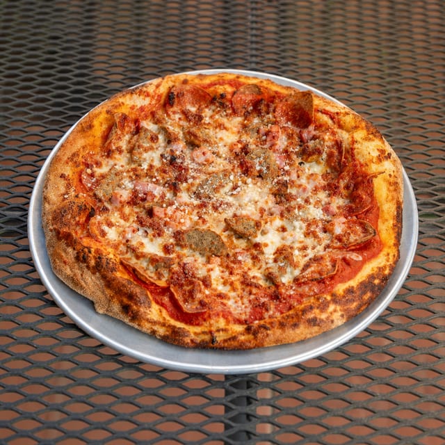 MED Meat Lovers Pizza.