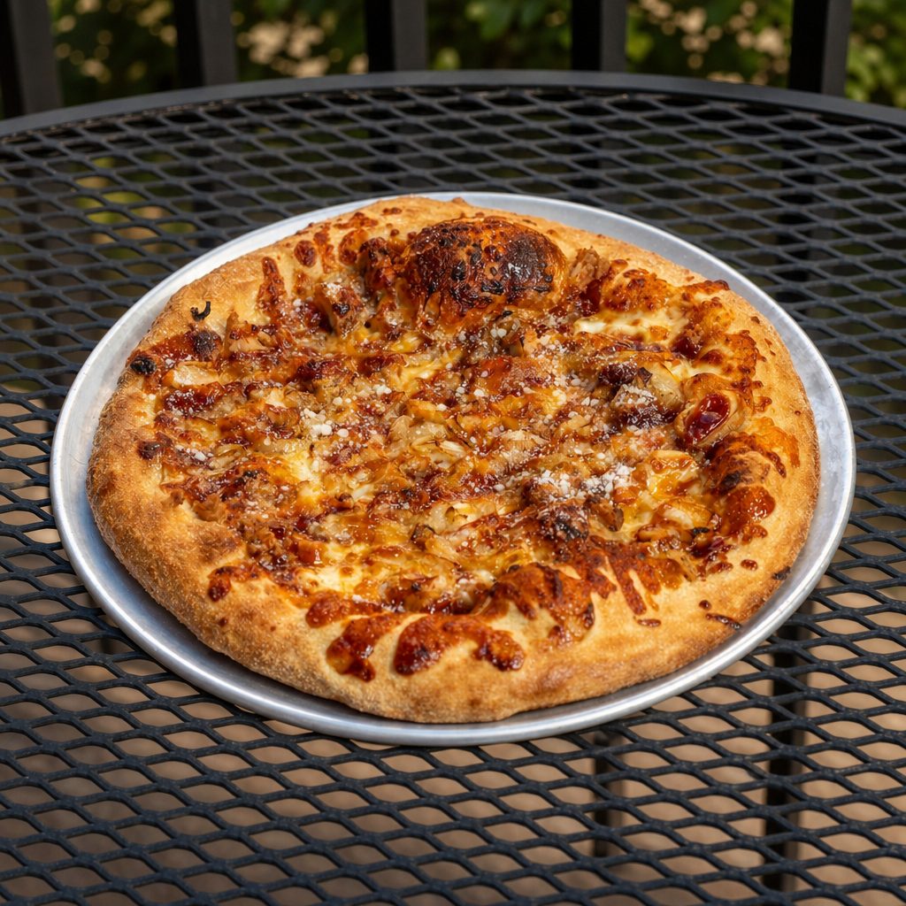SM BBQ Pizza.