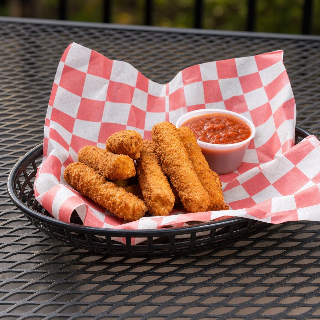 +Mozzarella Sticks.