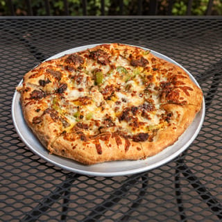 MED Philly Cheesesteak Pizza