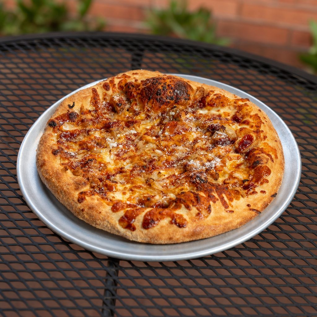 LRG BBQ Pizza.