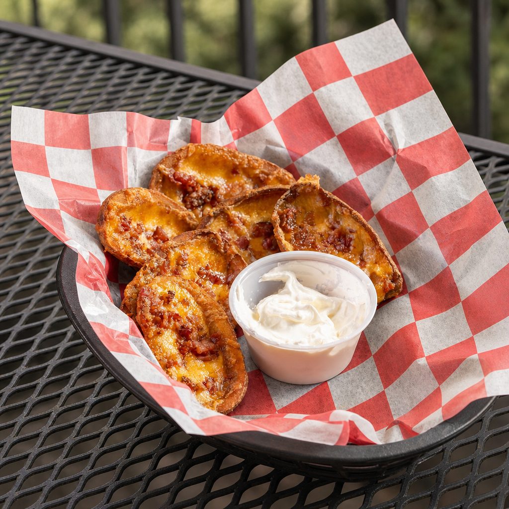 +Potato Skins.