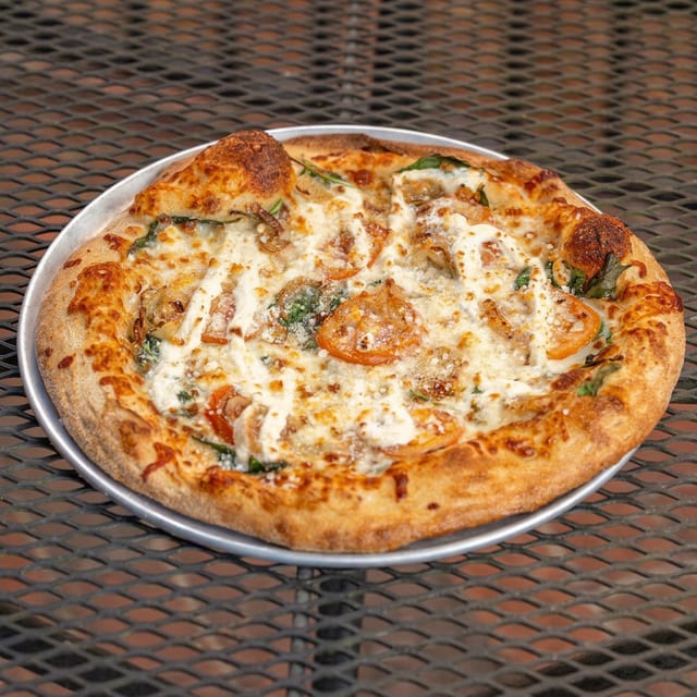 X-LRG White Pizza.