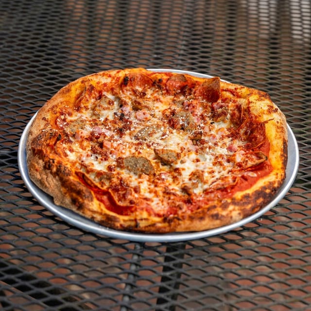 MED Meat Lovers Pizza.